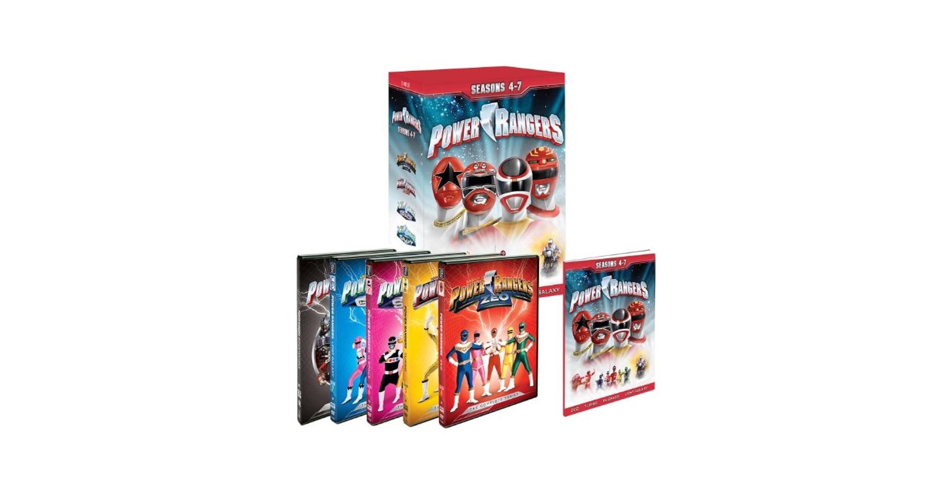 Amazon.com: Power Rangers Seasons 4, 5, 6, 7 (Zeo, Turbo, In